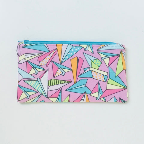 Pencil Pouch - Paper Airplanes