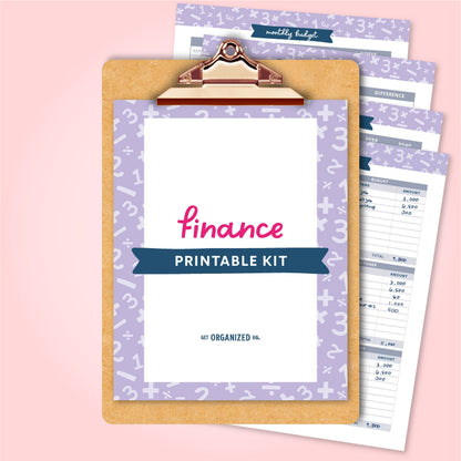 Finance Printable Pack