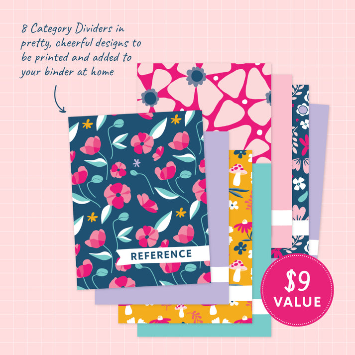 Home Headquarters Binder (Print It Yourself) Get Organized HQ