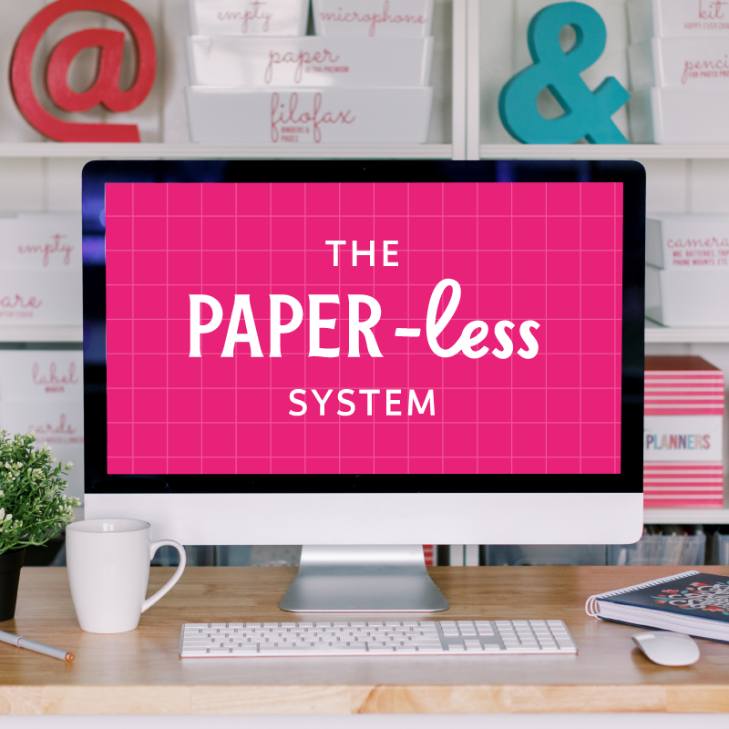 The Paper-Less System Course – Get Organized HQ