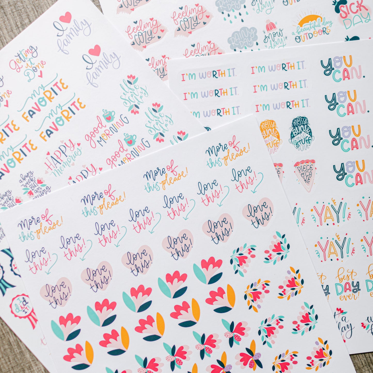 Decorative Pack: Planner Stickers