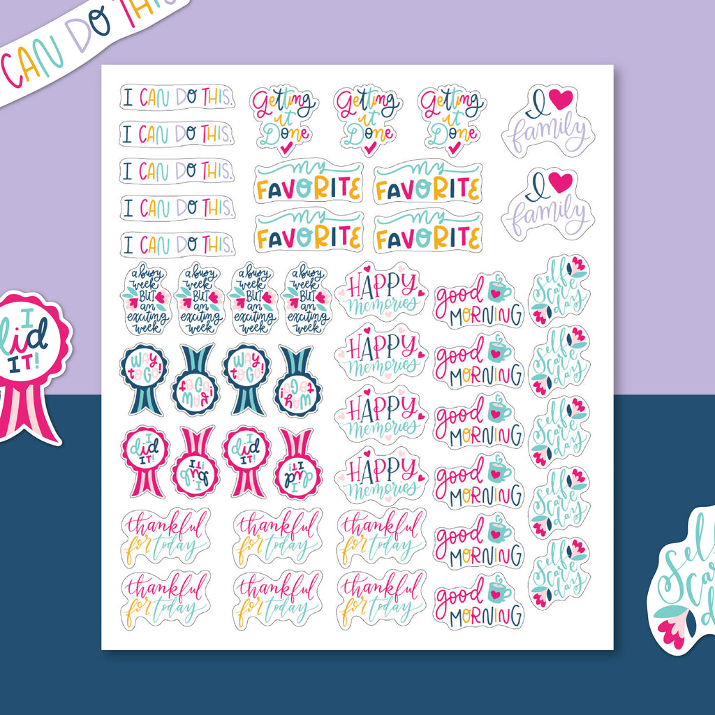 Planner Stickers  Petite Dot Gold Foil Icon Stickers – The Collected  Planner