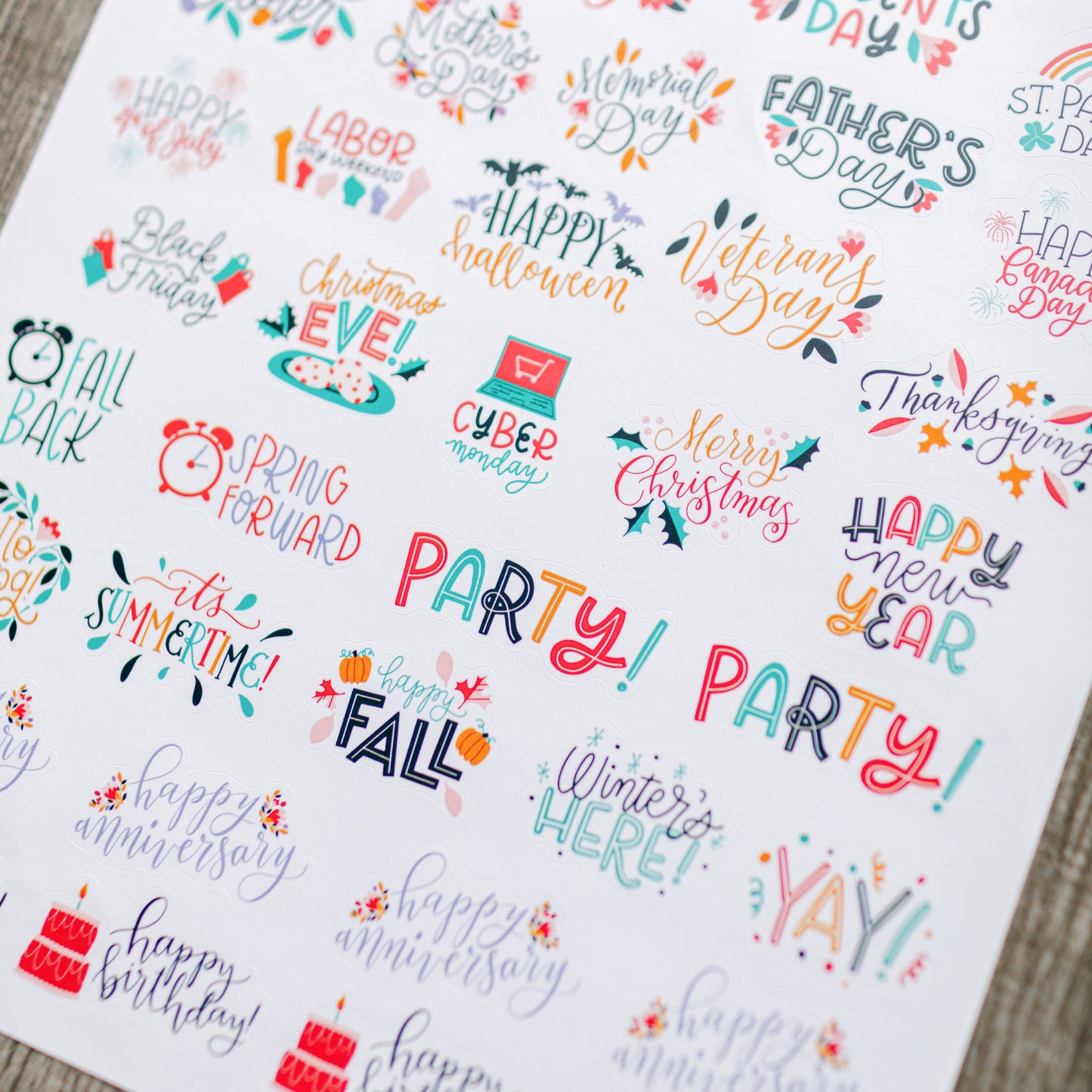 Holiday Pack: Planner Stickers