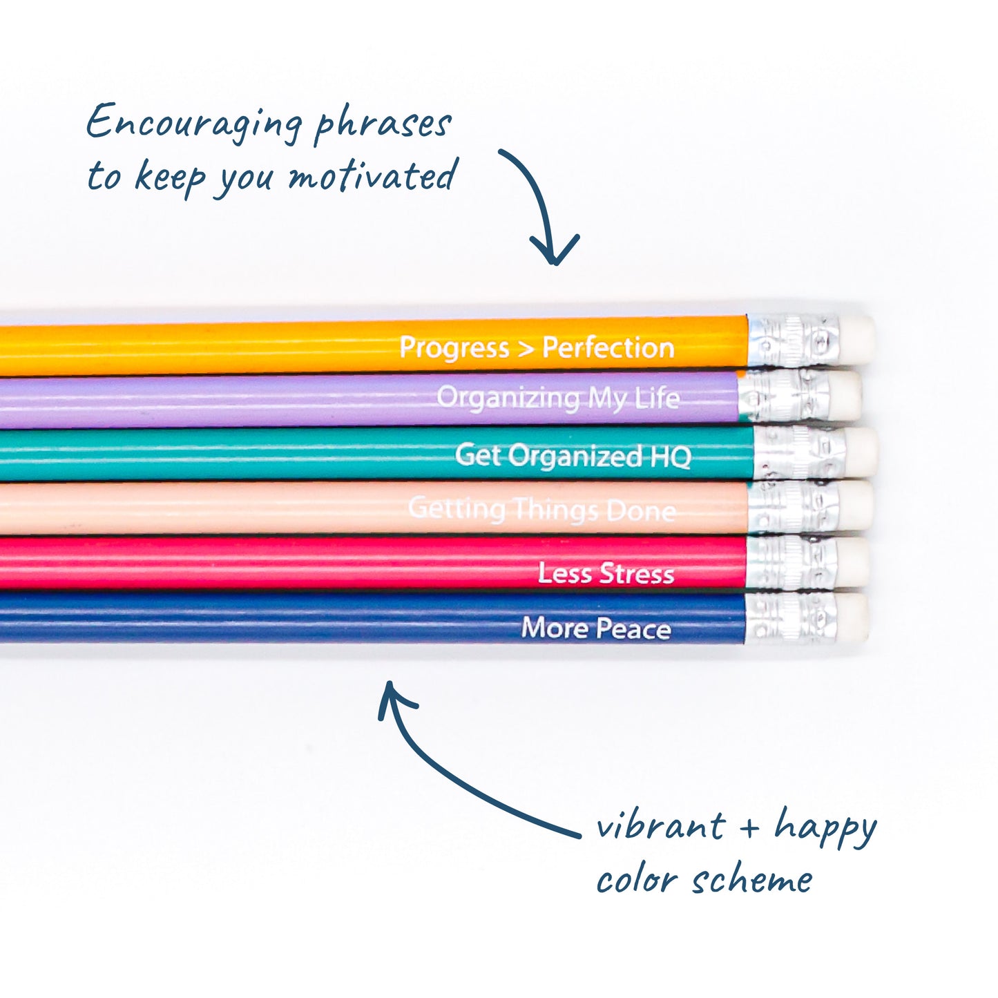 Get Organized HQ Pencils (Pack of 6)