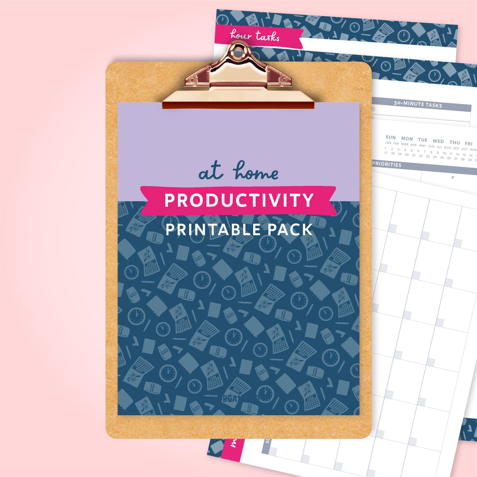 Productivity Packet Printable Kits – Get Organized HQ